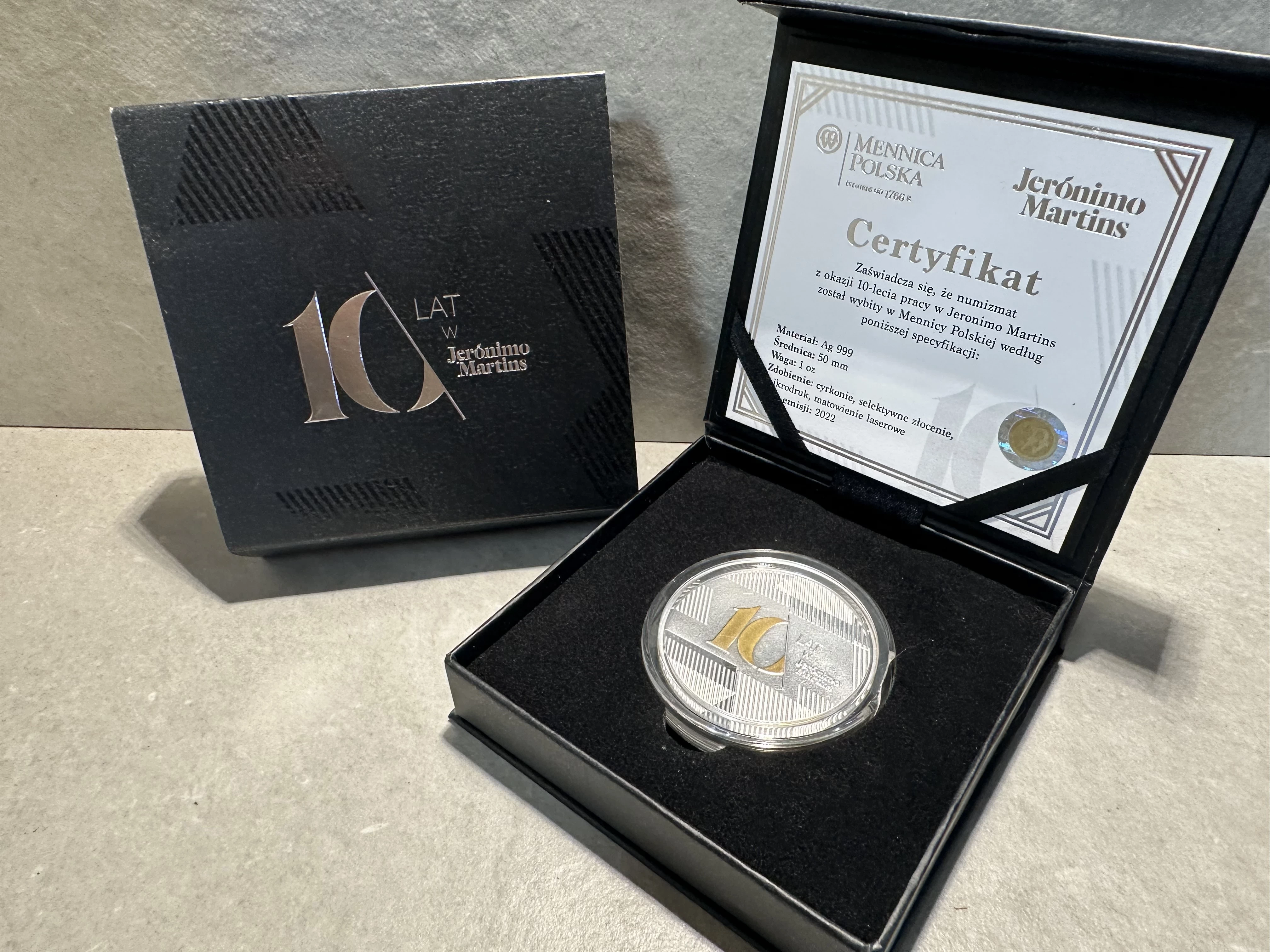 medal-10-lat-jeronimo-martins-biedronka-srebro-osiedle-niepodleglosci-1-krakow