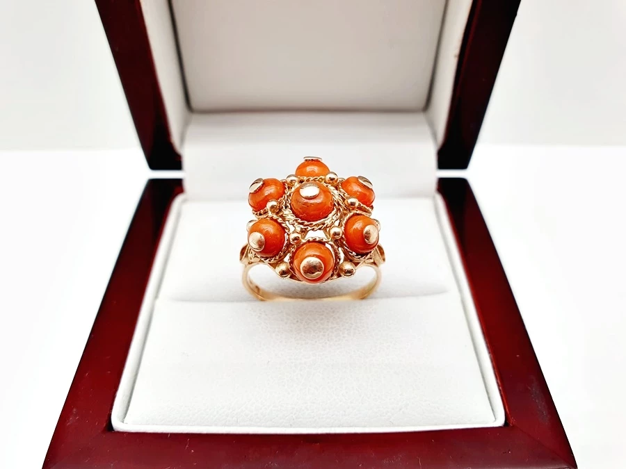 wyjatkowy-oryginalny-zloty-pierscionek-z-koralem-p585-14ct-508g-r15-strzegomska-200-wroclaw