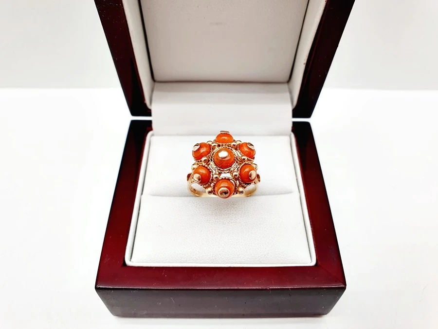 wyjatkowy-oryginalny-zloty-pierscionek-z-koralem-p585-14ct-508g-r15-stan-11323-2