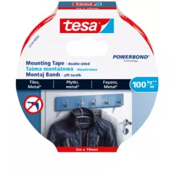 TESA 77745 TAŚMA DWUSTRONNA MONTAŻOWA WIESZANIA LUSTER 19MM 5METRA