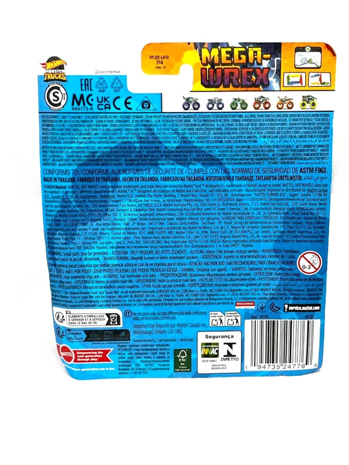 mega-wrex-dinozaur-autko-hot-wheels-truck-164-auta-monster-trucks-ean-gtin-194735247769