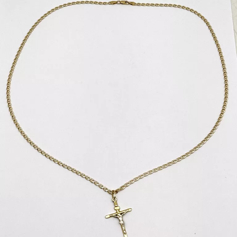 zloty-lancuszek-z-krzyzykiem-585-971g-58cm-dlugosc-calkowita-58
