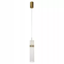 NOWOCZESNA LAMPA WISZĄCA LED AMBIENTE LIGHT PRESTIGE ZŁOTE ELEMENTY