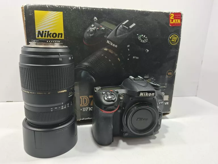 lustrzanka-nikon-d7100-obiektywy-nikkor-18-135-tamron-af-70-300mm-pud-stan-11323-2