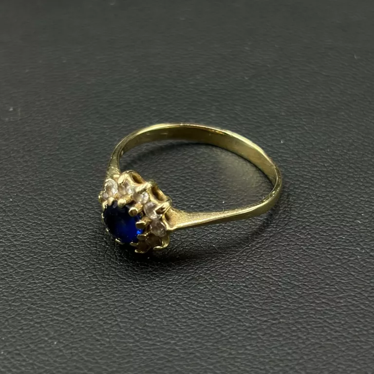 piekny-zloty-pierscionek-z-niebieskim-oczkiem-585-14k-r-16-stan-11323-2