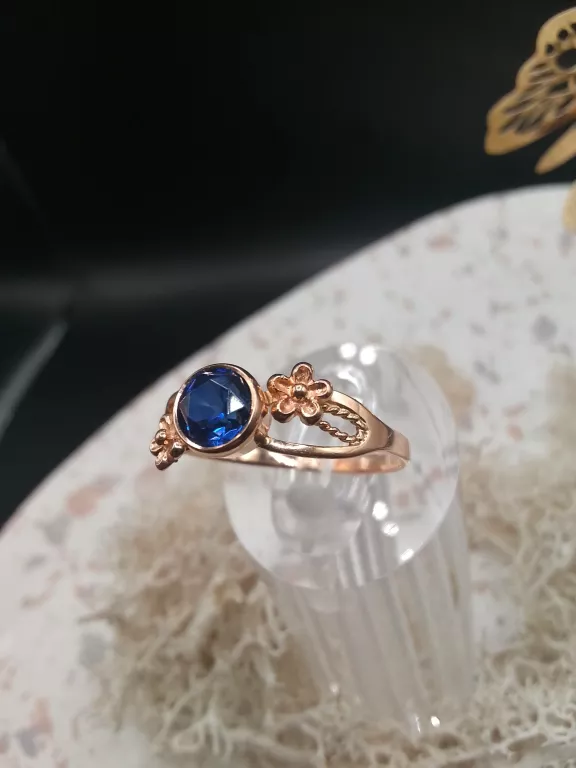 zloty-pierscionek-z-niebieskim-oczkiem-rodzaj-2205-2