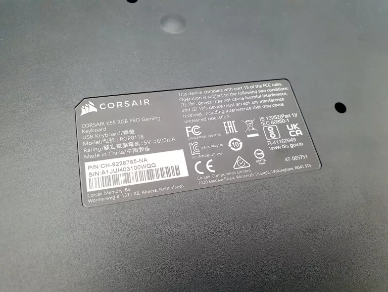 klawiatura-corsair-k55-pro-rgb-gaming-keyboard-ean-gtin-840006631804