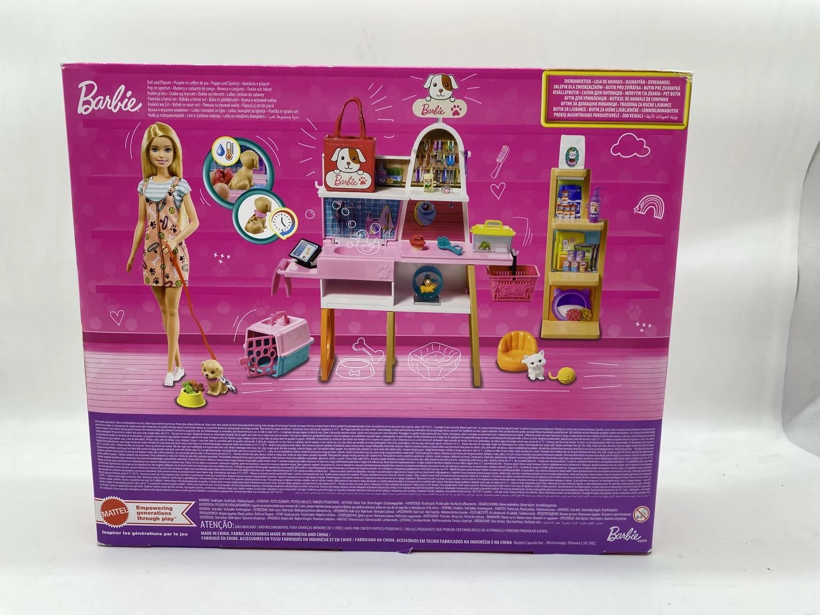 lalka-barbie-zestaw-salon-dla-zwierzat-piesek-kotek-i-akcesoria-grg90-ean-gtin-887961904093