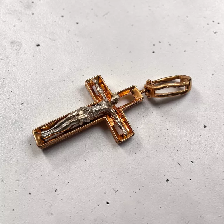 piekny-zloty-krzyzyk-p-585-w-374-g-dl-35-cm-prusa-60-pruszkow