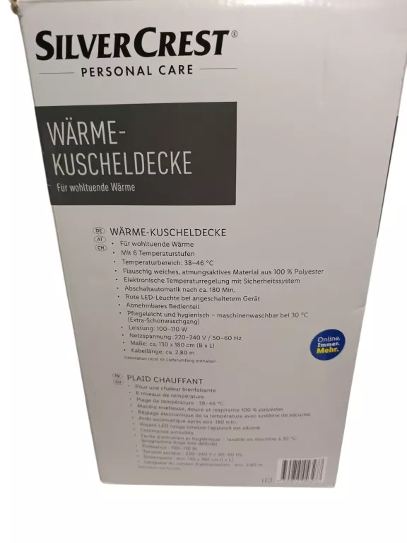 koc-elektryczny-silvercrest-130-x-180-cm-ean-gtin-4019641021738