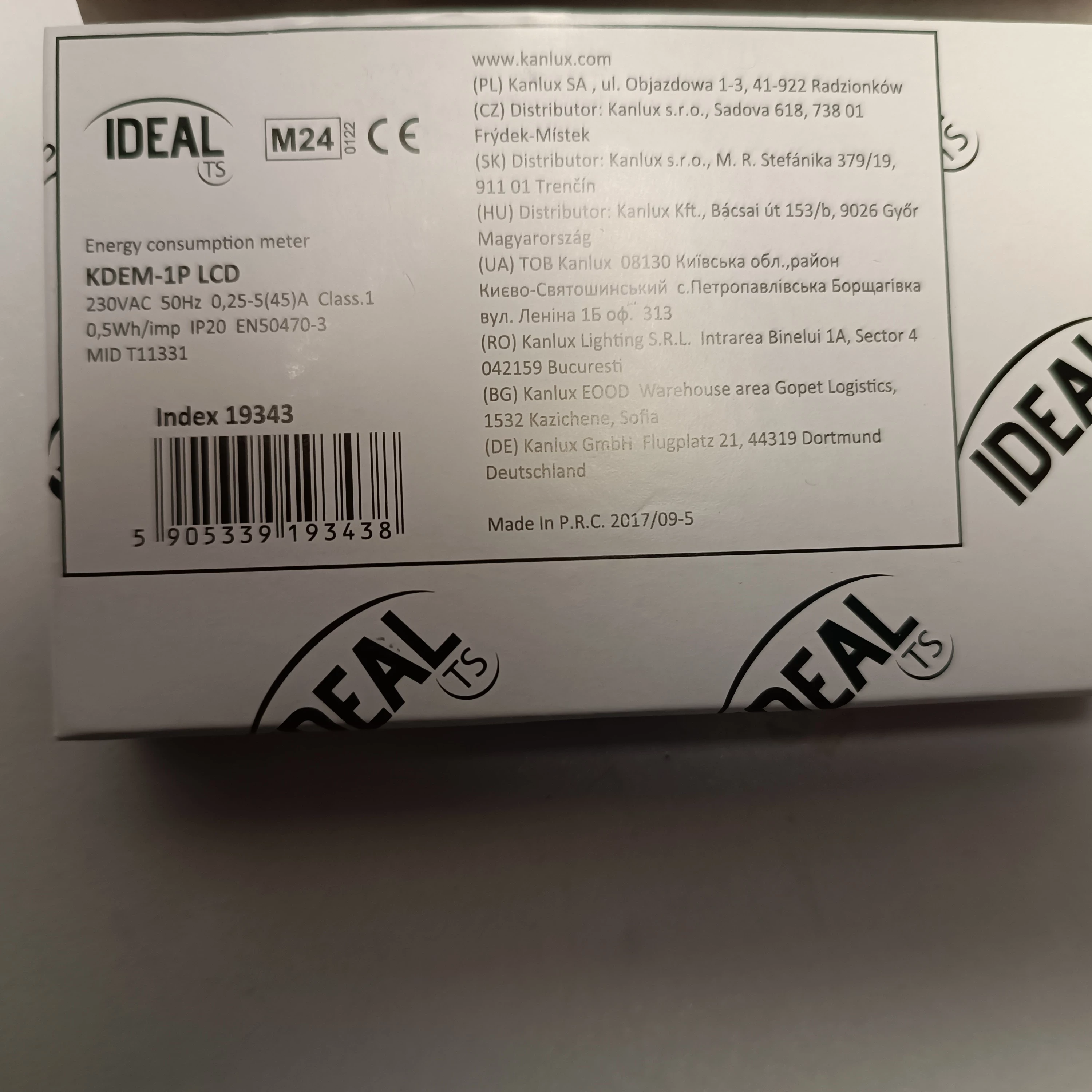 ideal-kanlux-licznik-zuzycia-energii-1p-in-45a-kdem-1p-lcd-19343-ean-gtin-5905339193438