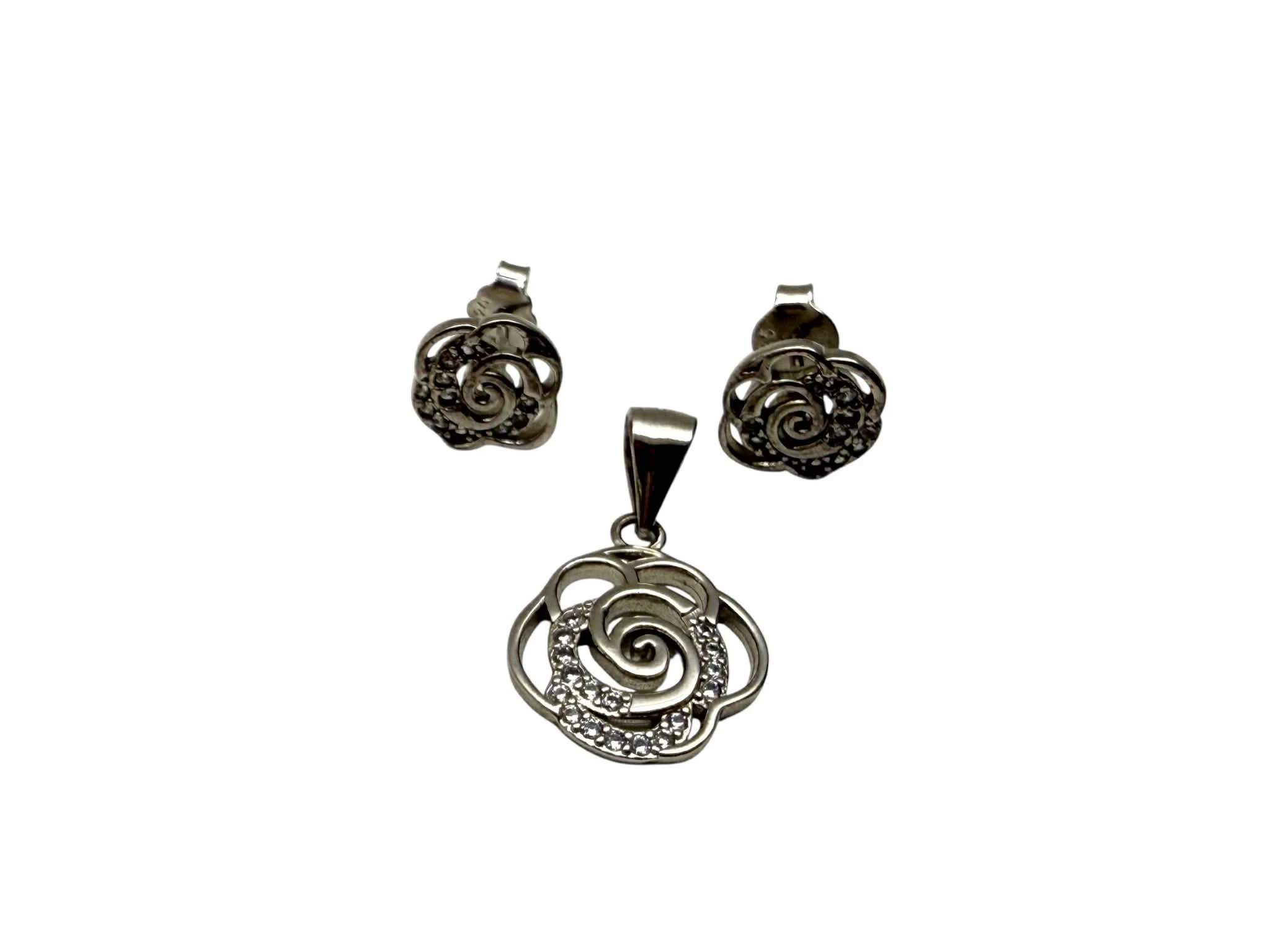 srebrne-kolczyki-i-wisiorek-roza-274g-stan-11323-238058