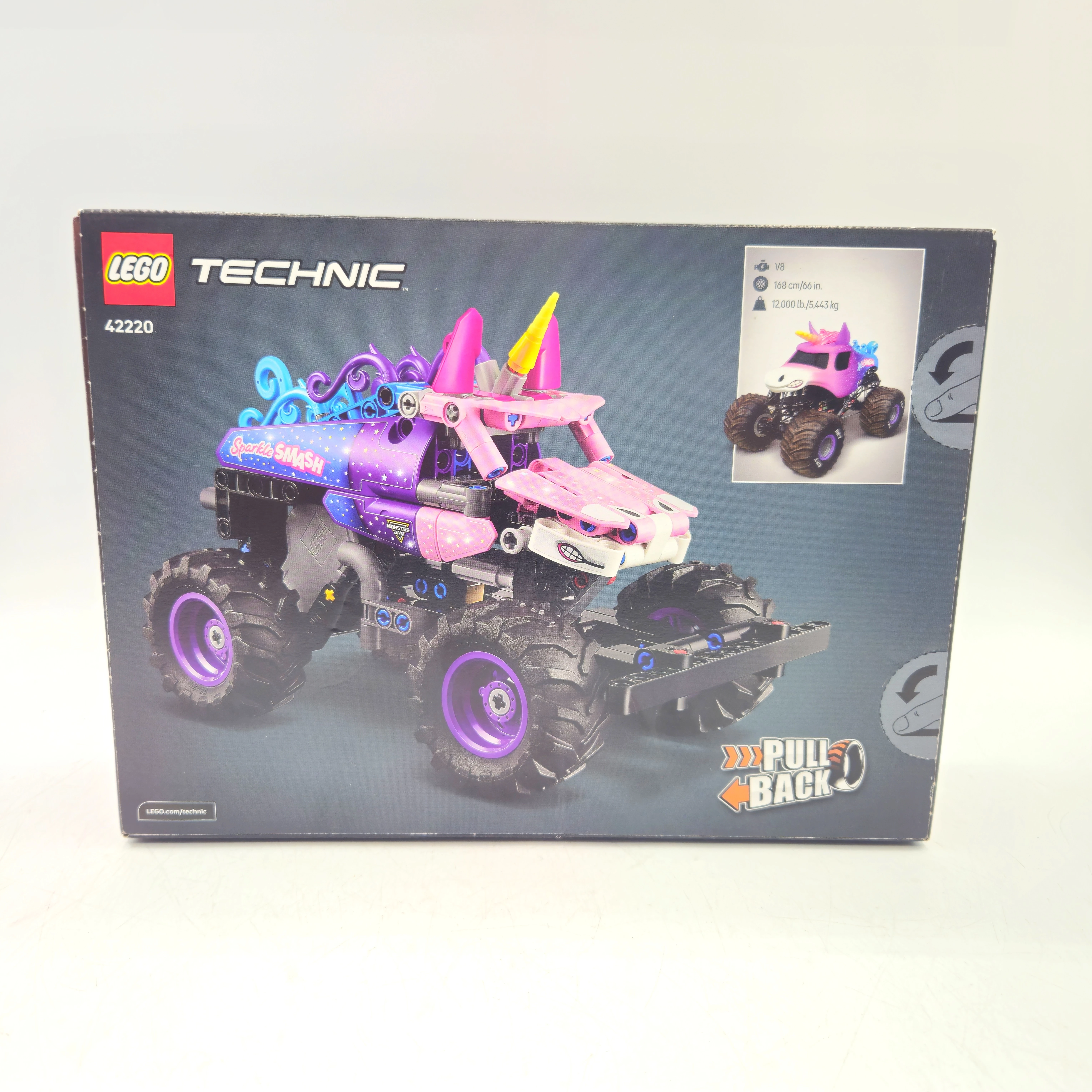 lego-technic-42220-monster-jam-sparkle-smash-z-napedem-typu-pull-back-ean-gtin-5702018034804