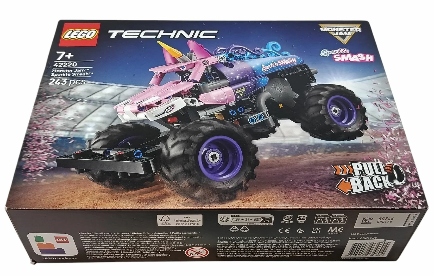 lego-technic-42220-monster-jam-sparkle-smash-z-napedem-typu-pull-back-ean-gtin-5702018034804