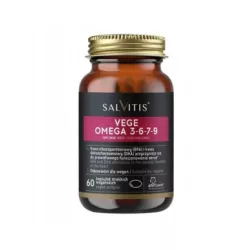 SALVITIS VEGE OMEGA 3-6-7-9, KAPSUŁKI, 60 SZT 07/2027