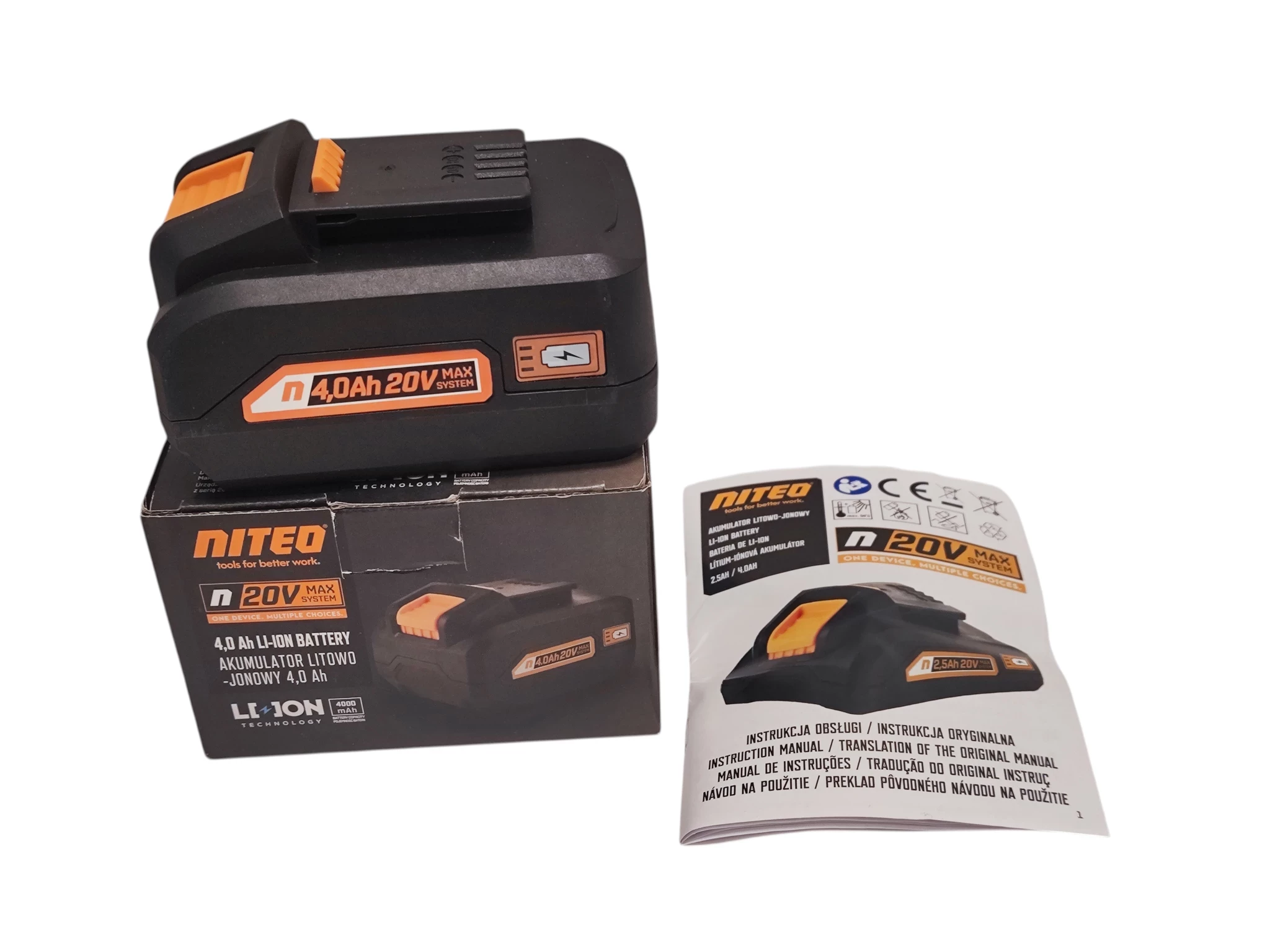 akumulatorbateria-niteo-litowo-jonowy-4ah-20v-stan-bdb-ean-gtin-5905118109056
