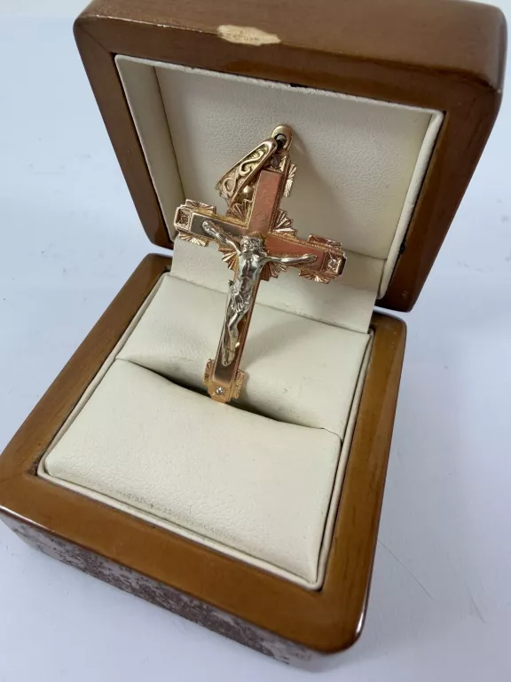 wyrob-jubilerski-uzywany-zawieszka-krzyz-585-1011g-material-17128-2