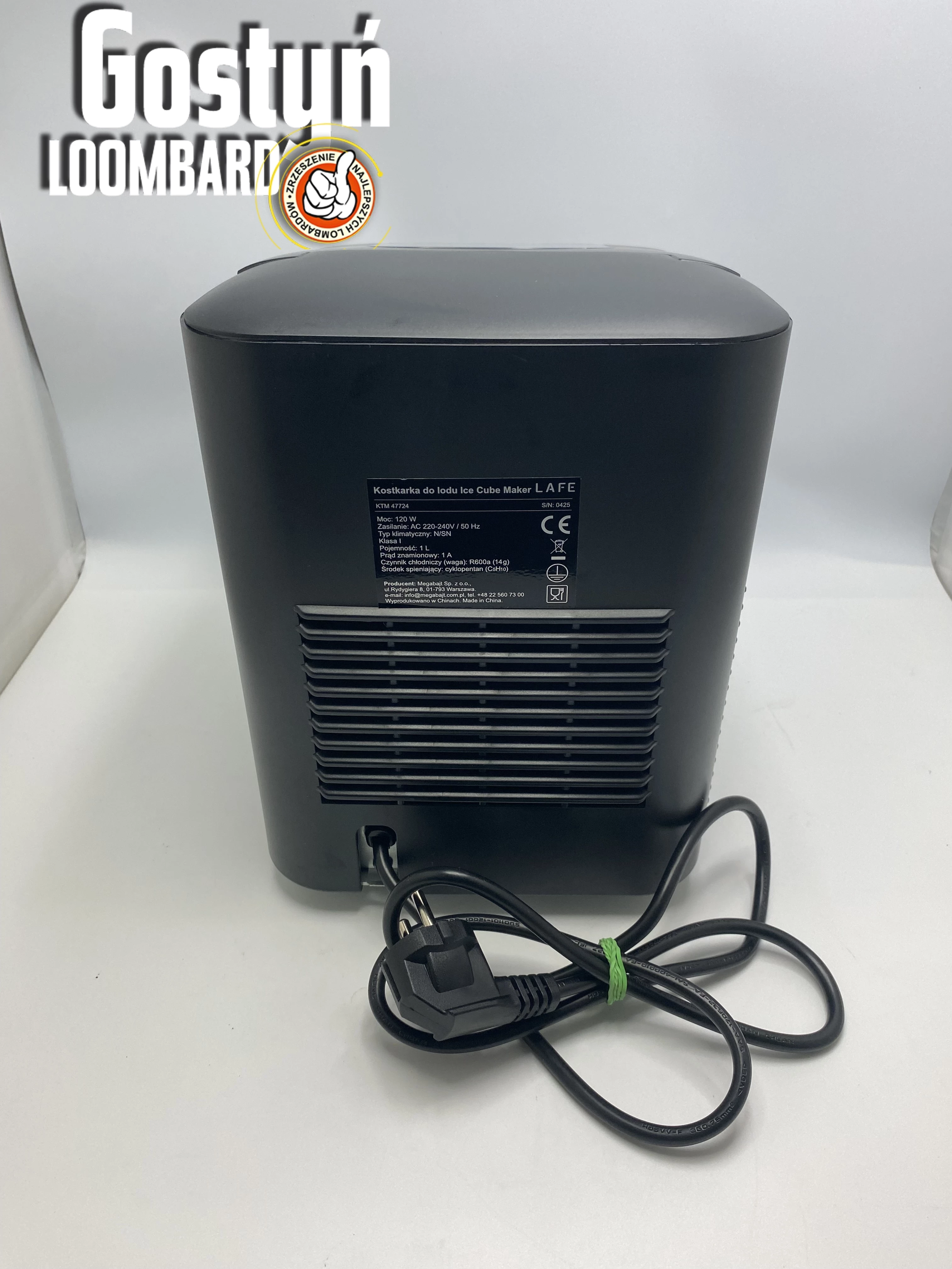 kostkarka-do-lodu-lafe-ice-cube-maker-1-l-czarna-120-w-gwarancja-pojemnosc-zbiornika-na-wode-100