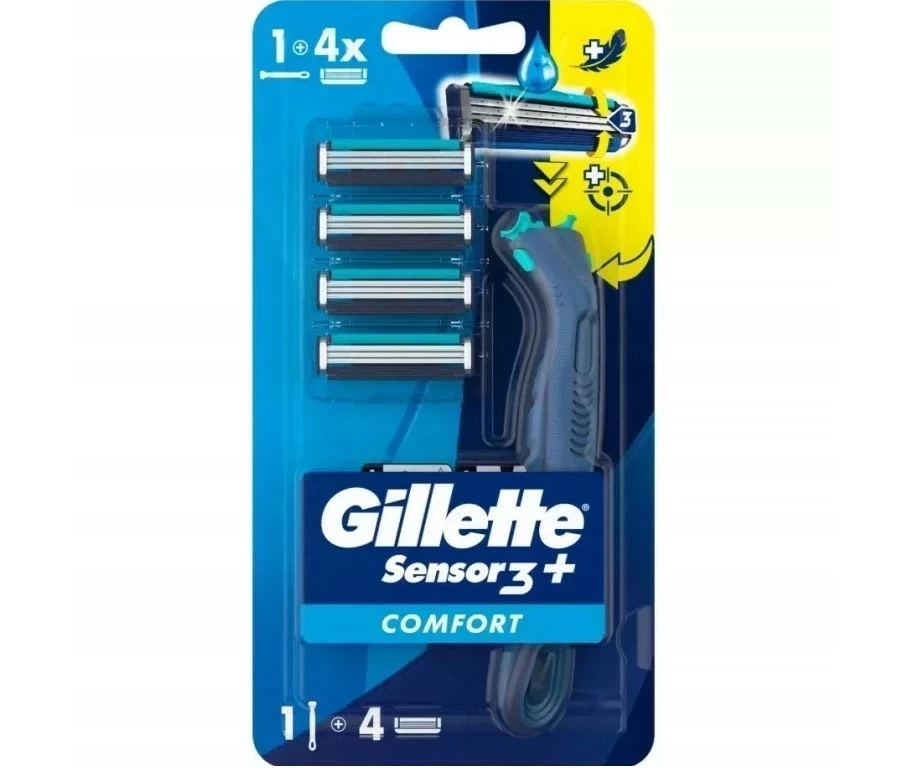 maszynka-do-golenia-gillette-sensor3-comfort-raczka-4-wklady-glogowska-160-poznan
