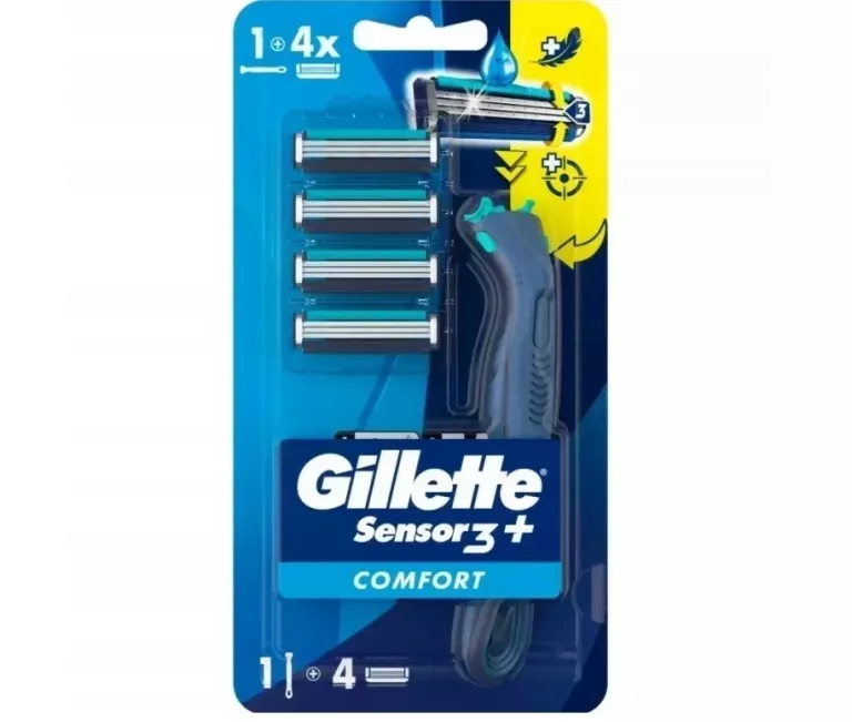maszynka-do-golenia-gillette-sensor3-comfort-raczka-4-wklady-glogowska-160-poznan