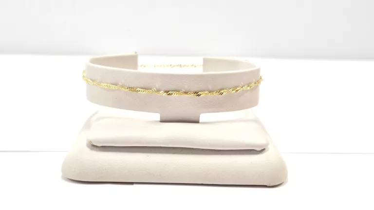 nienoszona-zlota-bransoletka-singapur-pr-375-060g-18cm-stan-11323-2