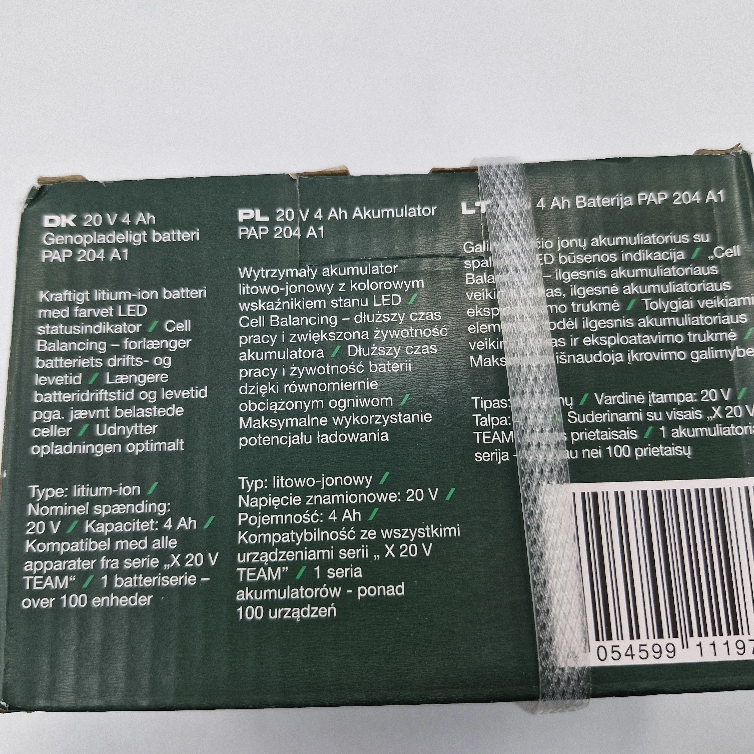 parkside-akumulator-pap-204-a1-20-v-4ah-ean-gtin-4054599111971