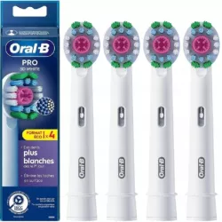 4X 100% ORYGINALNA KOŃCÓWKA ORAL-B 3D WHITE DO SZCZOTECZKI ELEKTRYCZNEJ