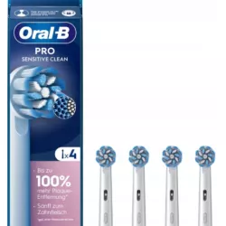 ORAL B SENSITIVE CLEAN KOŃCÓWKI DO SZCZOTECZKI 4 SZTUKI