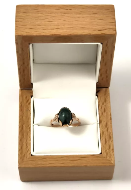 zloty-pierscionek-zielony-kamien-583-r15-326g-ean-gtin-5906803620047