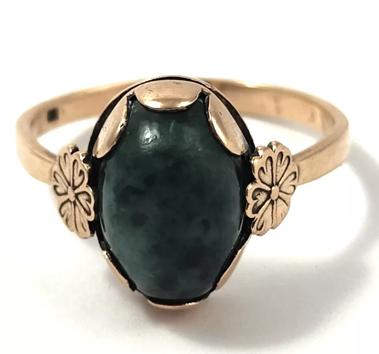 zloty-pierscionek-zielony-kamien-583-r15-326g-fredry-plac-targowy-ledziny