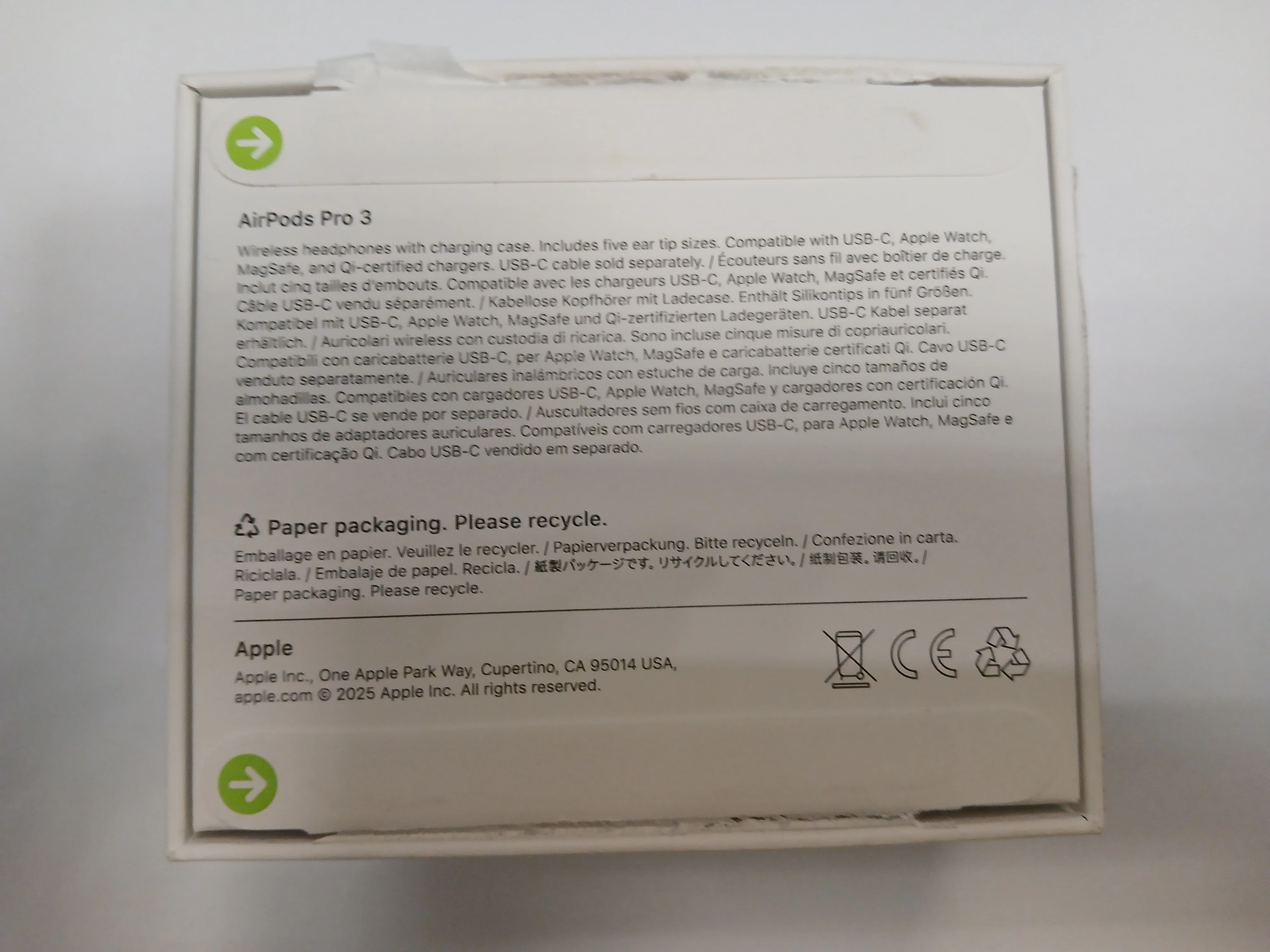 sluchawki-dokanalowe-apple-airpods-pro-3-rozpakowane-tylko-do-zdjec-kolor-dominujacy-129357-2