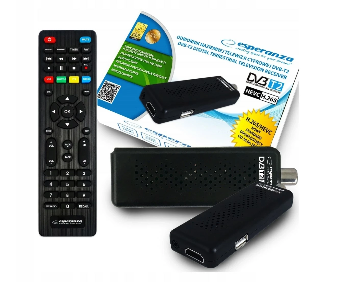tuner-dekoder-dvb-t2-hevc-h265-esperanza-ev109r-bytomska-78-piekary-slaskie