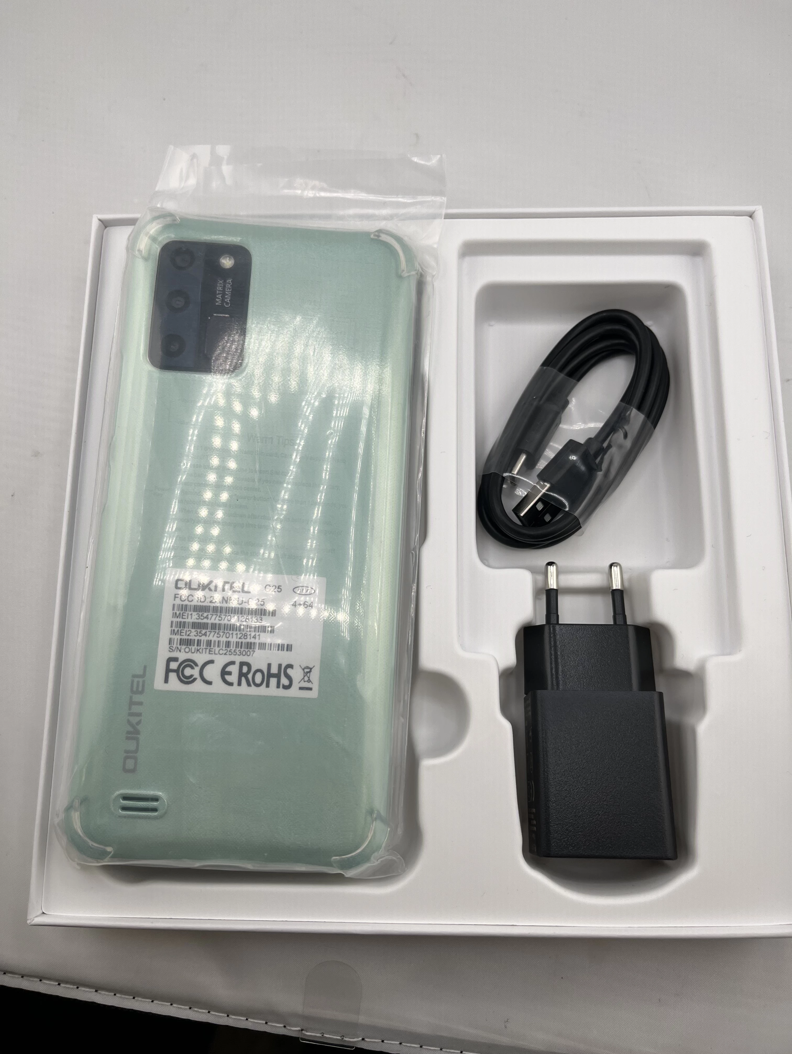telefon-oukitel-c25-4gb-64gb-kolor-mint-green-ean-gtin-6931940702096