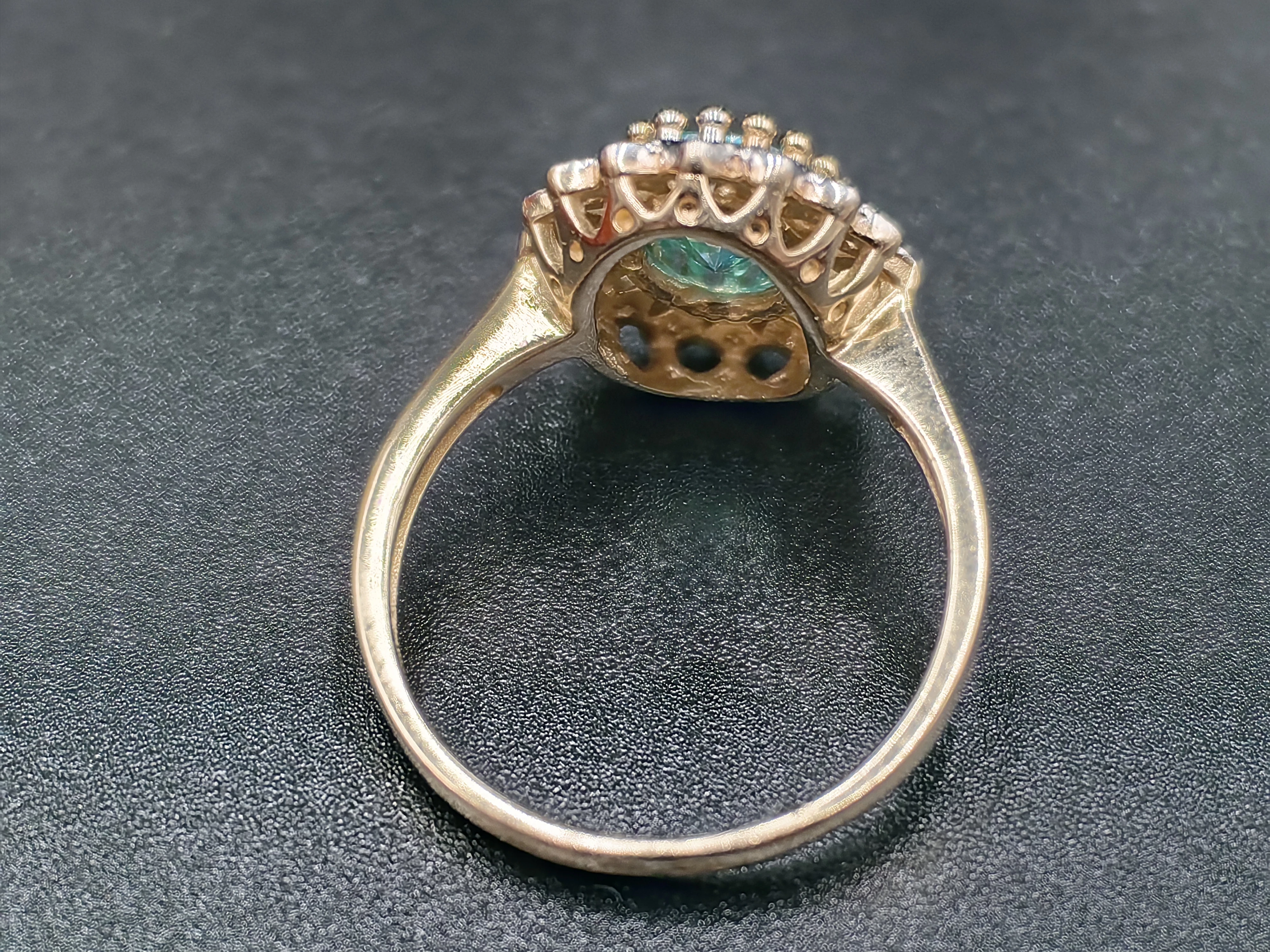 zjawiskowy-zloty-pierscionek-z-blekitnym-oczkiekm-349g-pr585-r14-rozmiarsrednica-wew-mm-372-14