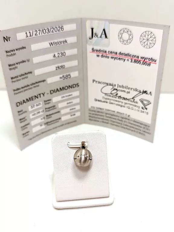 zlota-zawieszka-10x-brylant-009ct-585-423g-aleje-jerozolimskie-33-warszawa-boonum