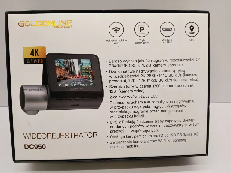 goldenline-dc950-wideorejestrator-ean-gtin-5904717740738