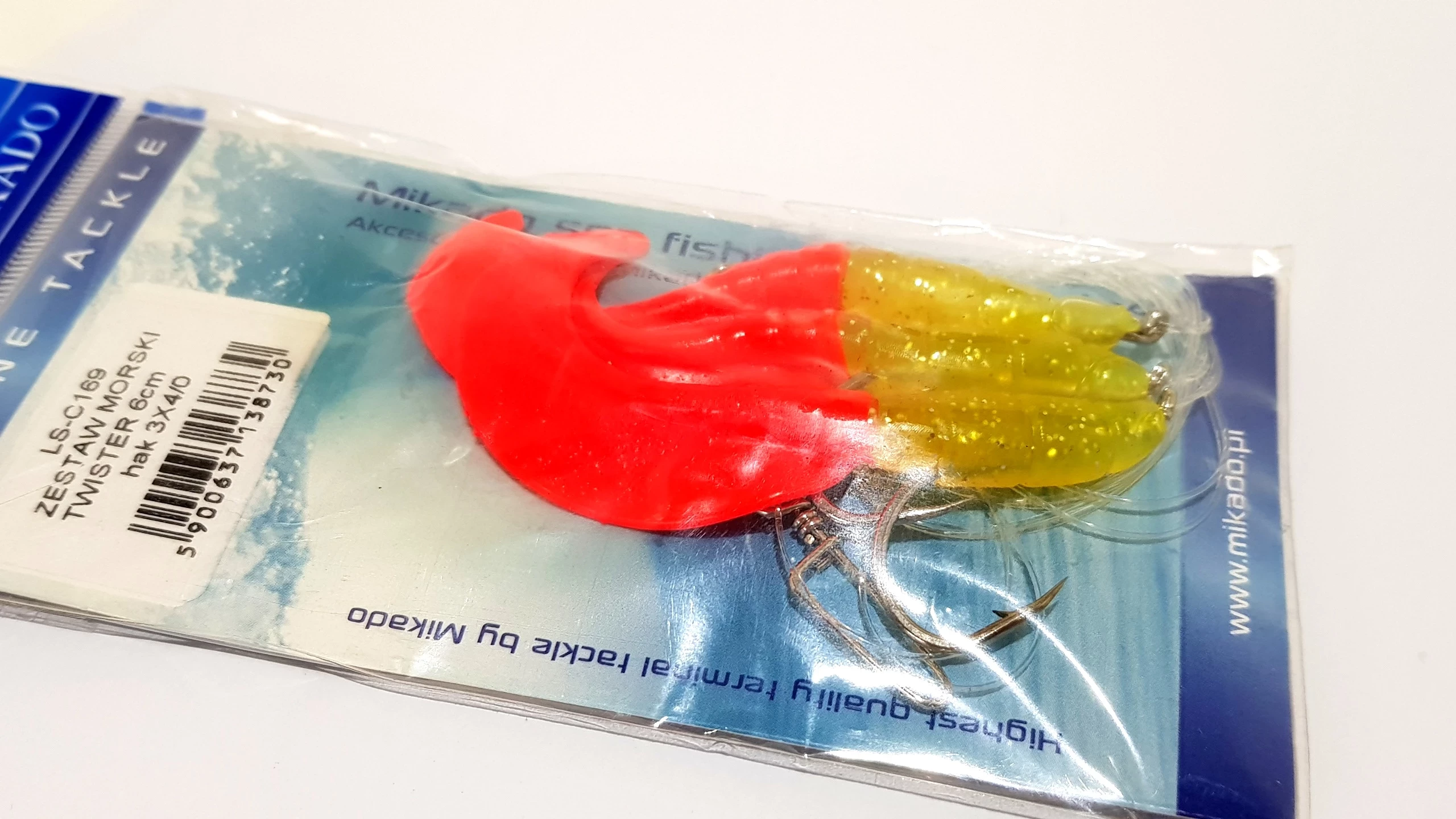 mikado-przywieszka-morska-ls-c169-twister-6cm-hak-3x40-stan-bdb-stan-11323-2