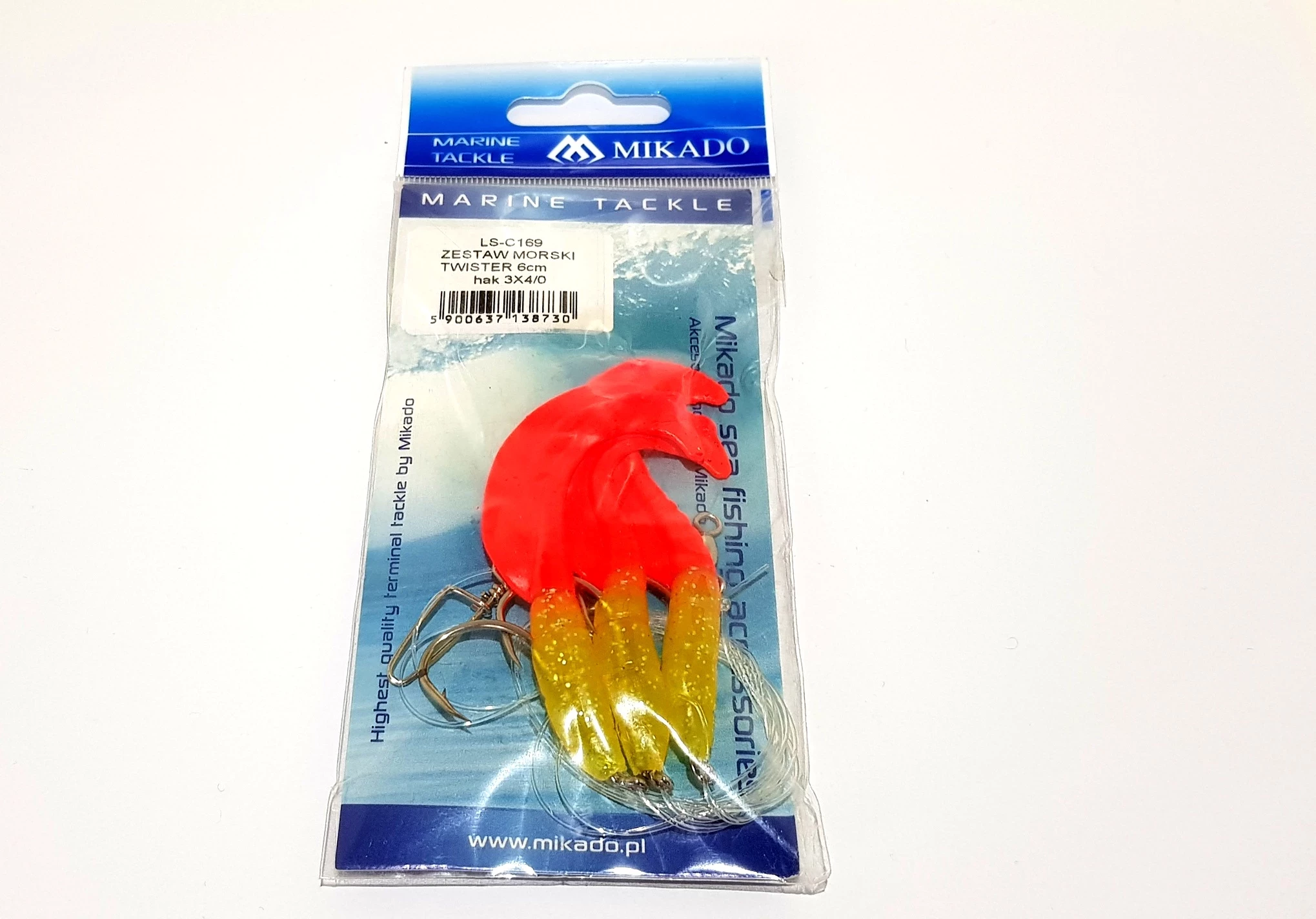 mikado-przywieszka-morska-ls-c169-twister-6cm-hak-3x40-stan-bdb-ean-gtin-5900637138730