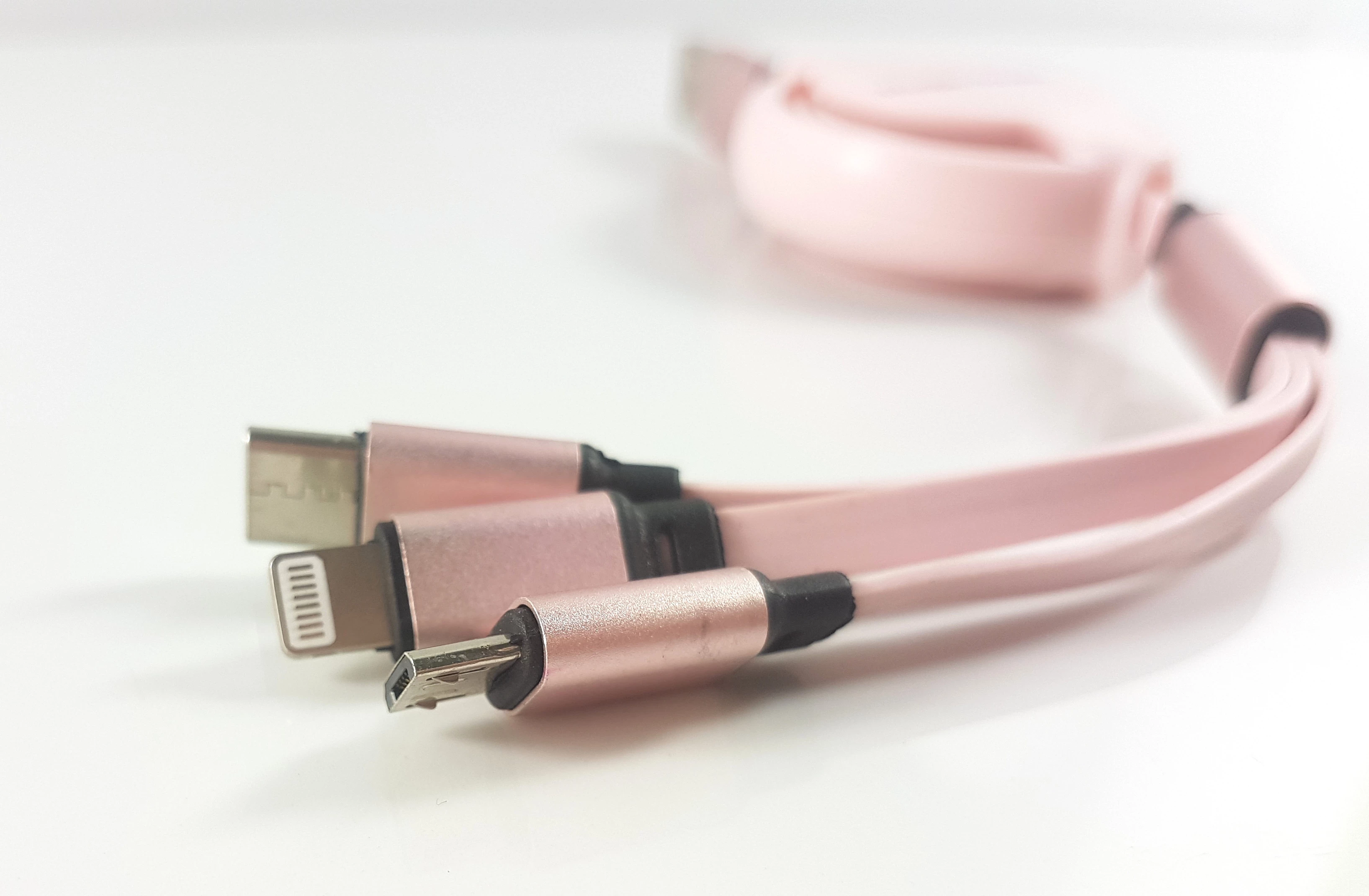 kabel-3w1-zwijany-rozowy-usb-mikro-c-lightning-dlugosc-przewodu-100