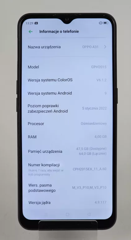 telefon-oppo-a31-464gb-czarny-ean-gtin-6944284656215