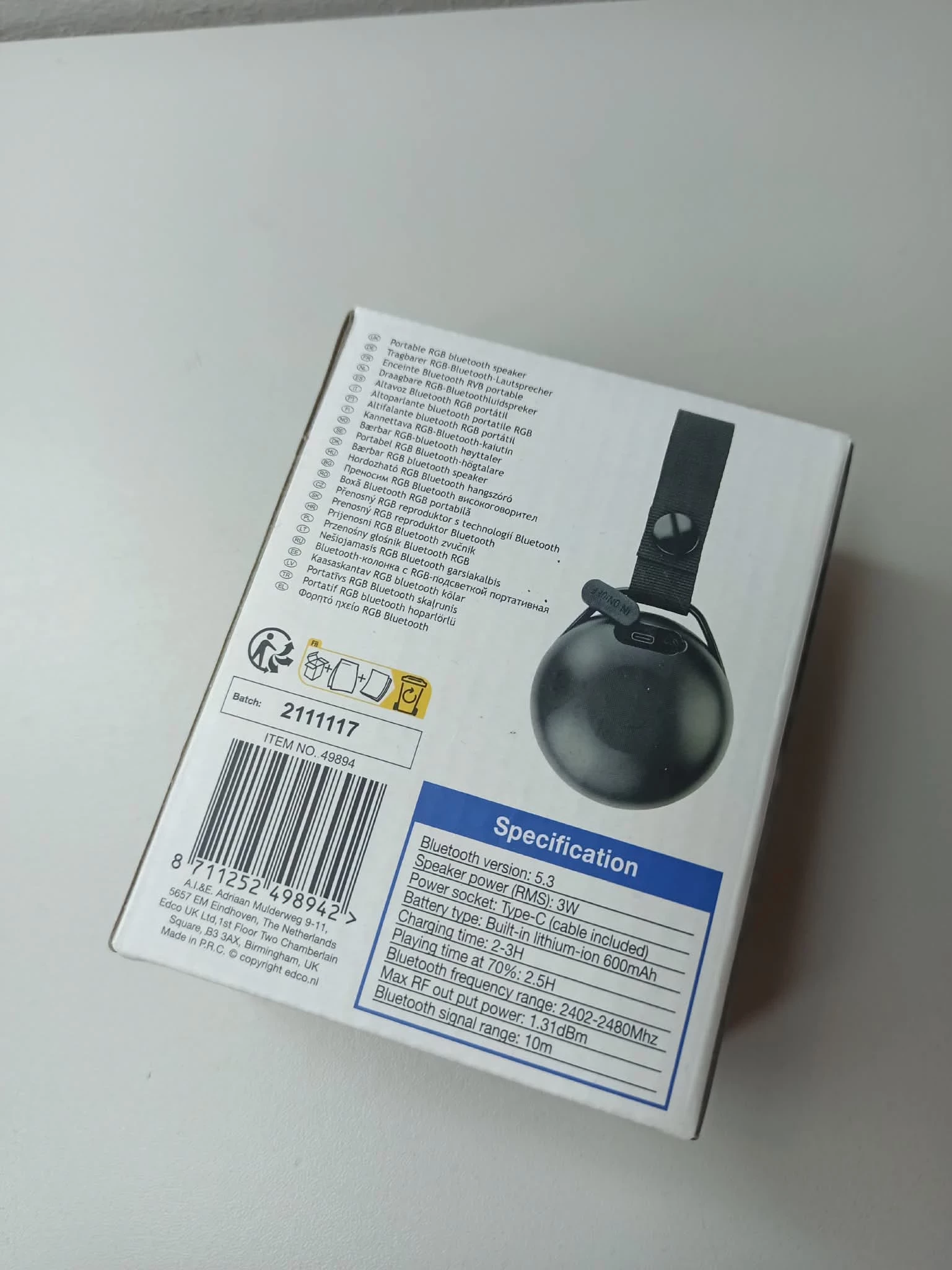 glosnik-portable-bluetooth-spekaer-rgb-colour-ean-gtin-8711252498942