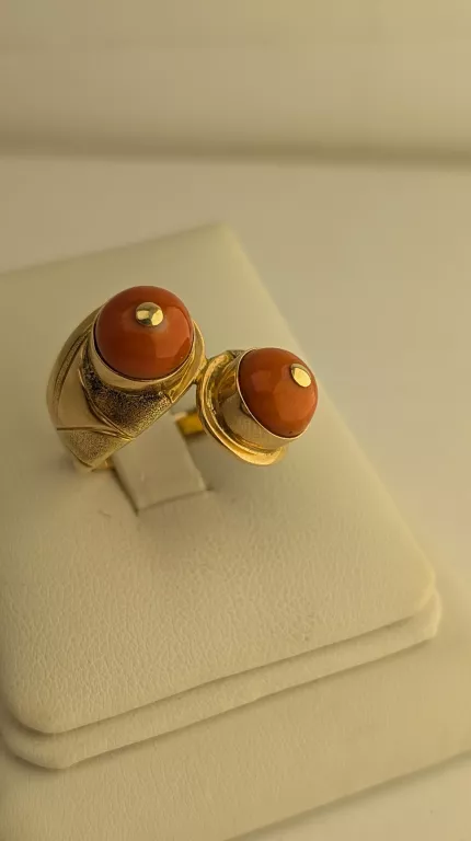 zloty-pierscionek-z-dwoma-koralami-p585-w699g-r17-wroclawska-7-legnica