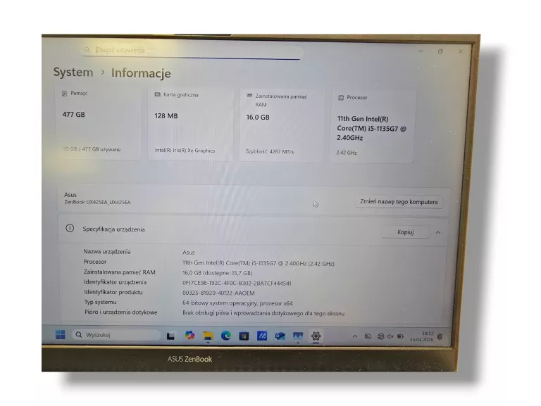 ultrabook-asus-zenbook-ux425e-i5-1135g7-16gb-ram-512gb-ssd-przekatna-ekranu-1400