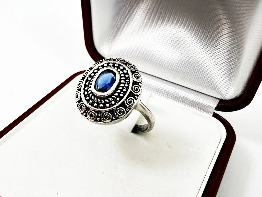 srebrny-pierscionek-p925-z-niebieskim-kamieniem-rozmiar-14-waga-390-material-15835-4