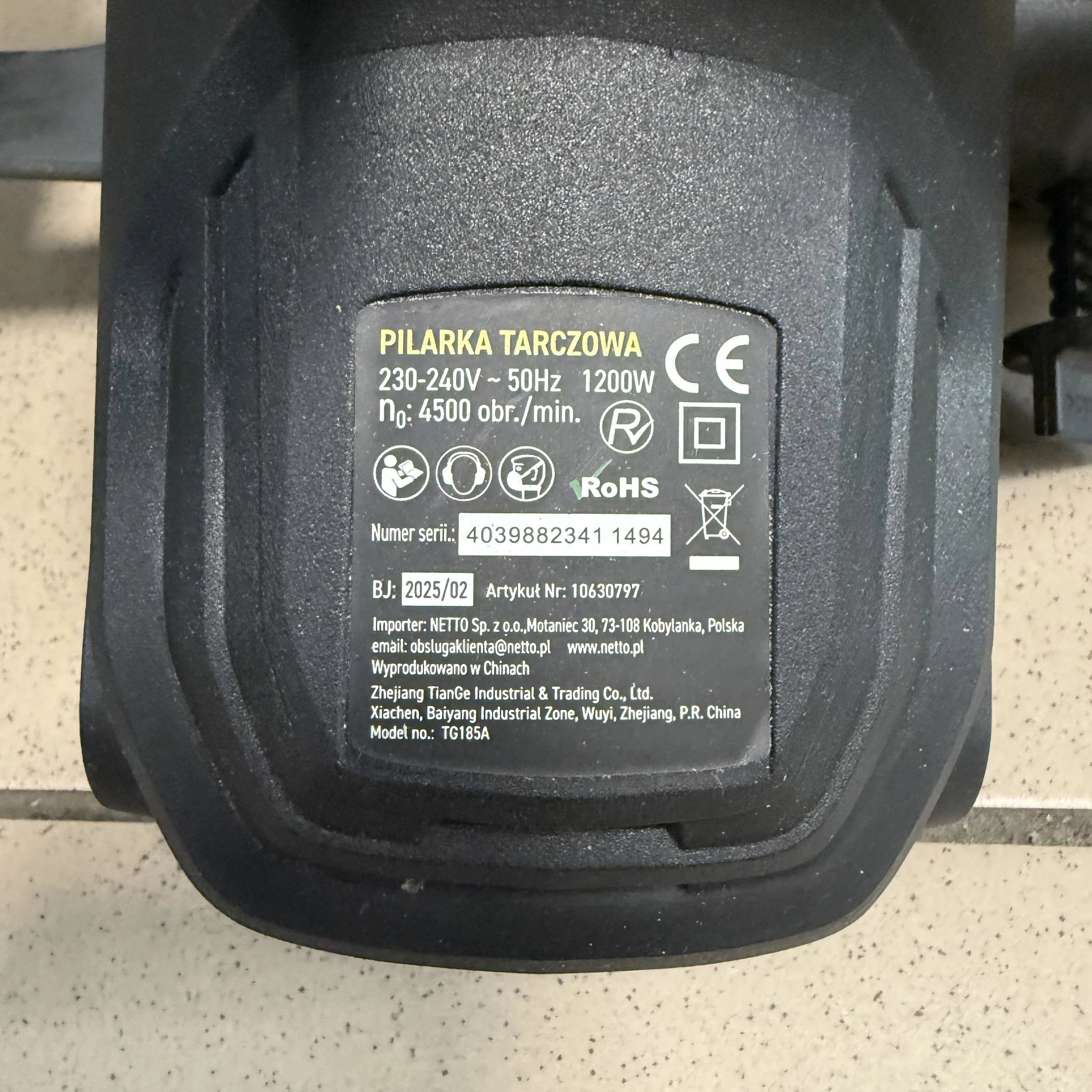 pilarka-tarczowa-techliner-tg185a-1200w-stan-11323-2