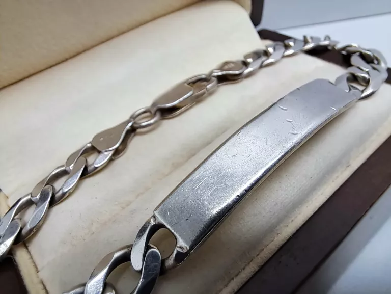 srebrna-bransoletka-z-blaszka-na-grawer-pr925-g1930-dl22-cm-stan-11323-2