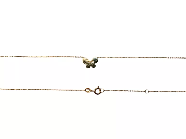 przespiczny-zloty-lancuszek-z-motylkiem-120-g-585-45cm-stan-11323-2