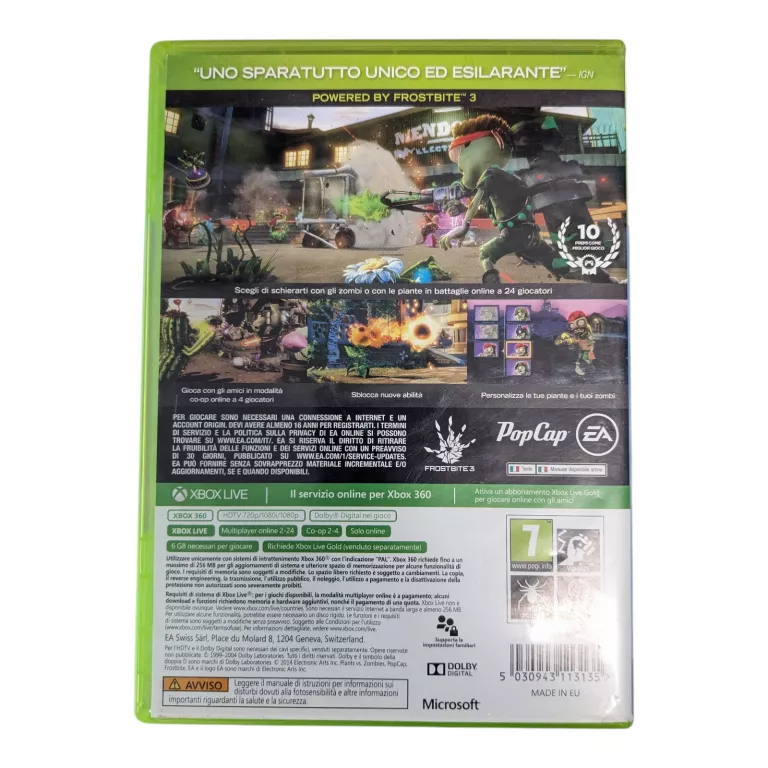 GRA PLANTS VS ZOMBIES GARDEN WARFARE XBOX 360 | Gry na konsole ...