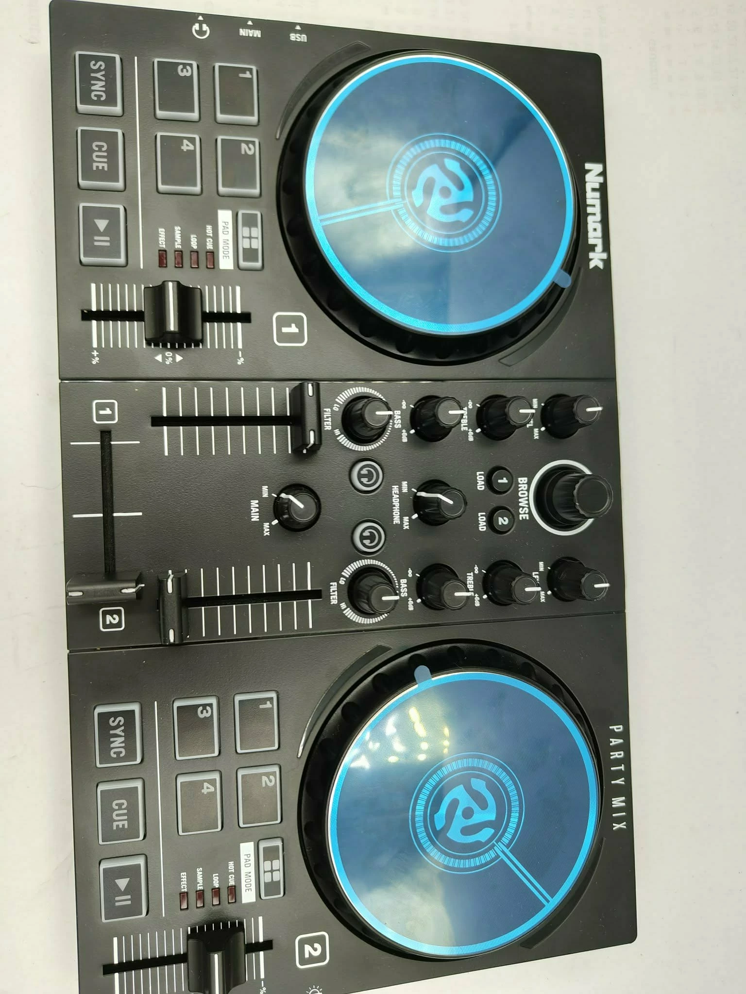 numark-party-mix-ii-mkii-2-konsola-dj-kontroler-mikser-komplet-stan-11323-2