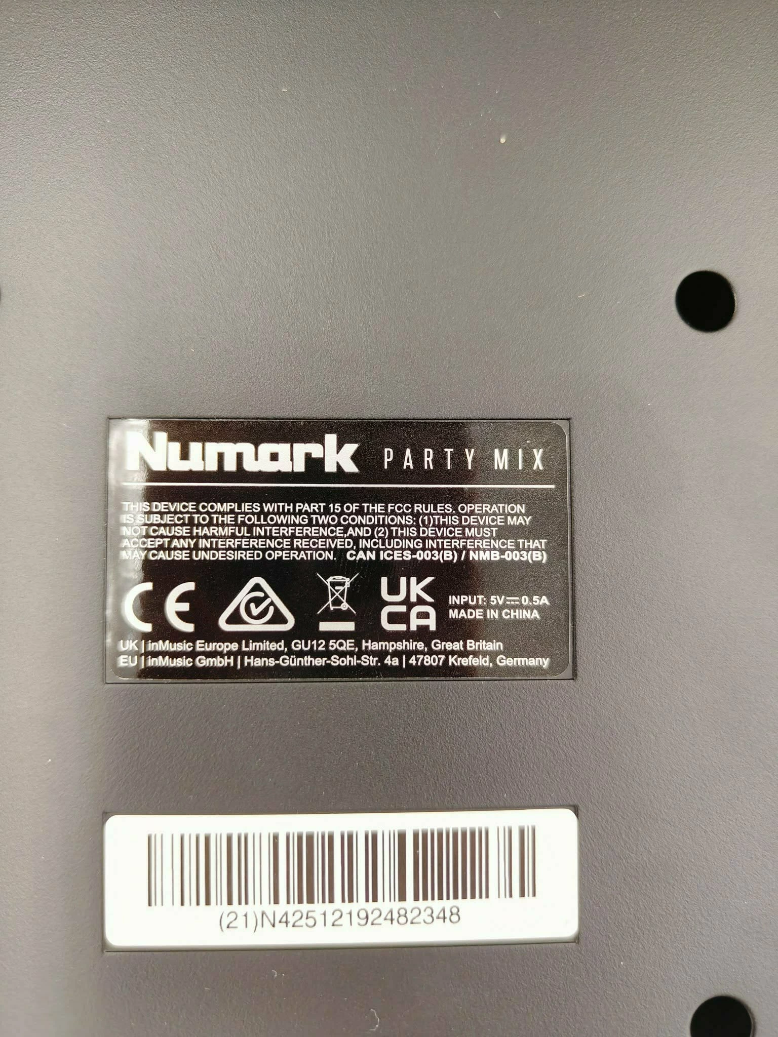 numark-party-mix-ii-mkii-2-konsola-dj-kontroler-mikser-komplet-kod-producenta-partymixii